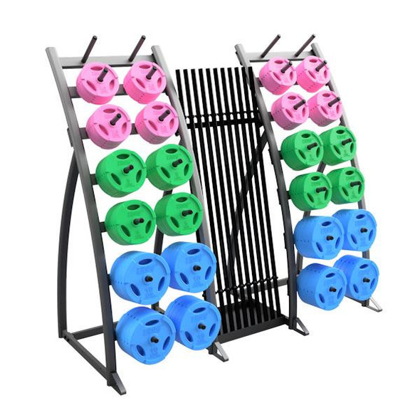Troy 20-Pack Colored Cardio Pump Set & Rack