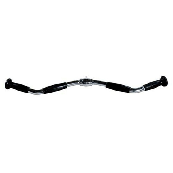 York Barbell Curl Bar Cable Attachment w/ Rubber Grips