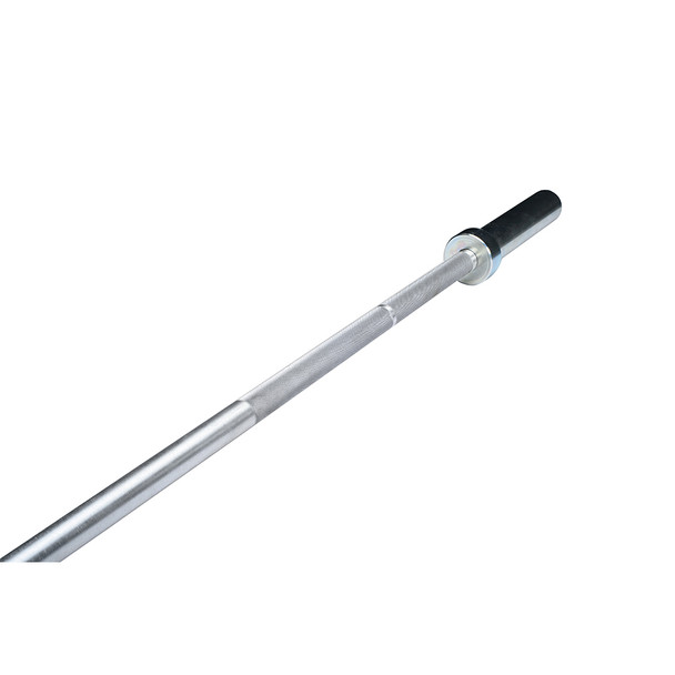 Solid Bar Fitness 6' Aluminum Olympic Bar - Angled View
