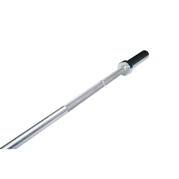 Solid Bar Fitness Aluminum Weight Bar - Angled View