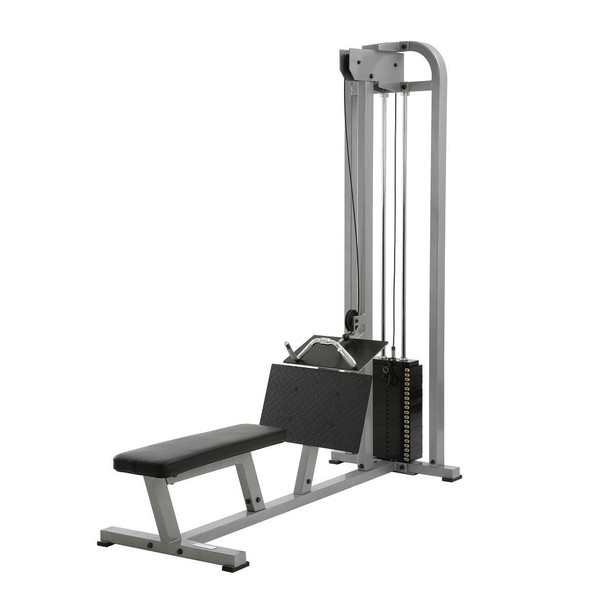 York Barbell (STS) Commercial Seated Back Row Machine - Silver Frame Color