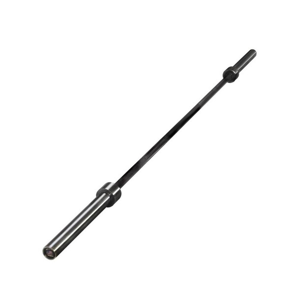Solid Bar Fitness Cerakote Olympic Bar - Black Shaft/Black Sleeves