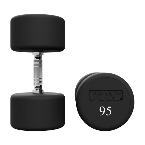 VTX Round Urethane Dumbbells - 95 lb