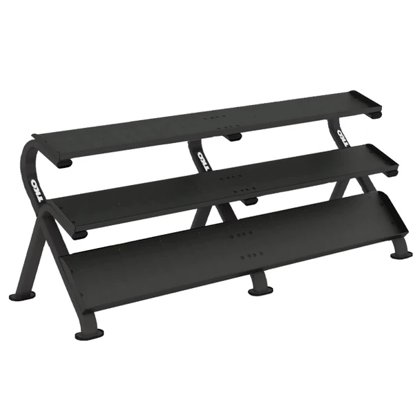 TKO (891HDR-BK) Mega 3-Tier Dumbbell Rack