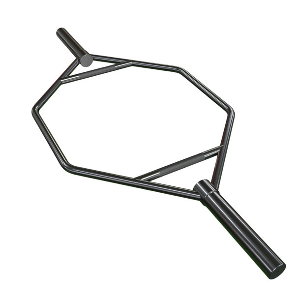 Troy USA Sports Olympic Hex Bar - Top Angled View
