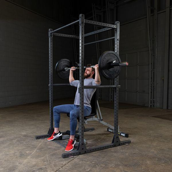Body-Solid (PPR1000) Powerline Power Cage - Shoulder Press w/ Optional Bench