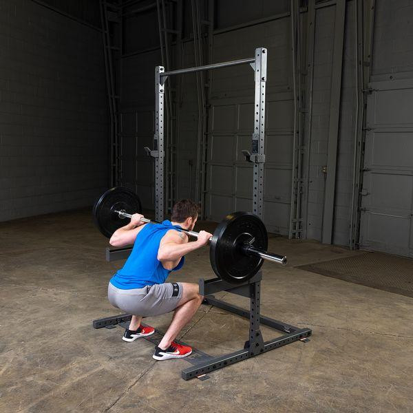 Body-Solid (PPR500) Powerline Half Rack - Squat Exercise