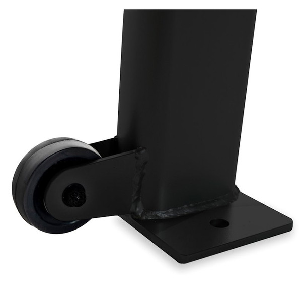 Inflight Fitness Flat Weight Bench - Wheel Close View