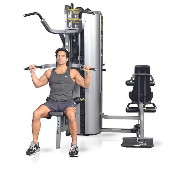 Inflight Fitness Commercial Shoulder Press Station During Exercise