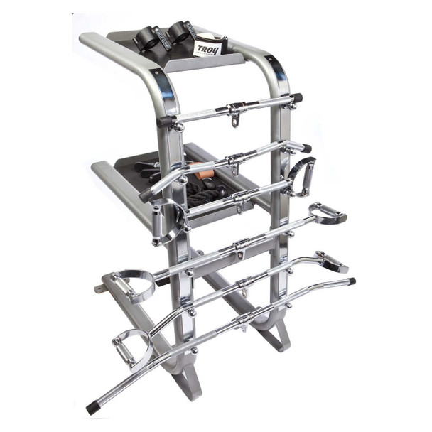 Troy Barbell Cable Accessory Rack w/ Optional Gym Cable Attachments