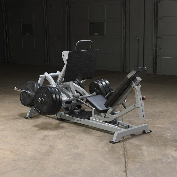 Body-Solid (LVLP) Leverage Leg Press Machine w/ Optional Bumper Plates