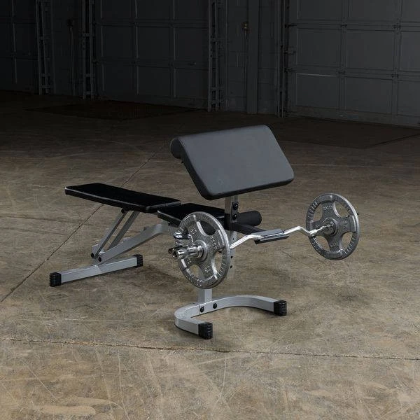 Body-Solid Strength Bench with Optional Preacher Curl Attachment