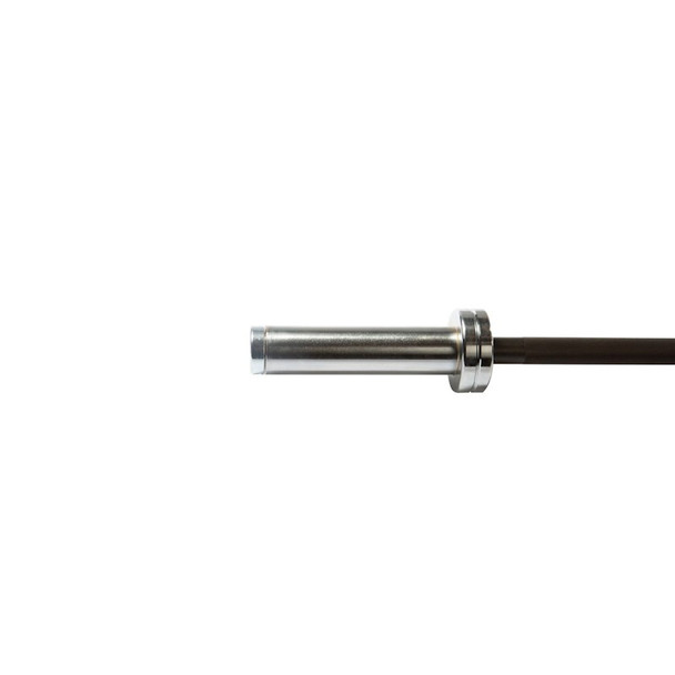 York (32122) 6' Black Oxide Olympic Bar - Sleeve Close View