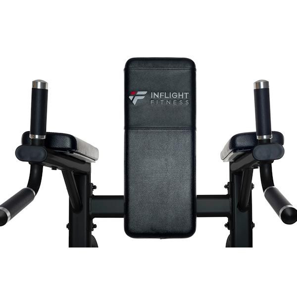 Inflight Fitness Knee Raise Station Showing Back and Elbow Pads