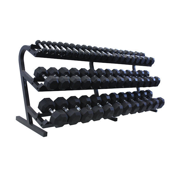 Troy VTX (TDR-3) 3-Tier Rail Dumbbell Rack | Free Shipping
