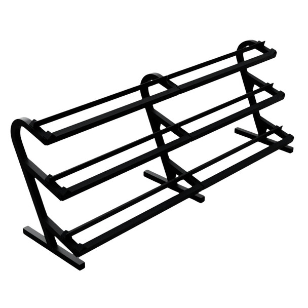 Troy VTX (TDR-3) 3-Tier Rail Dumbbell Rack for Home Gyms, Schools & Studios