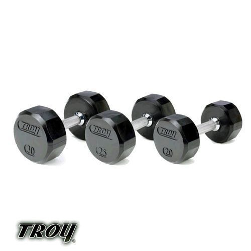 Troy Rubber-Coated Dumbbells