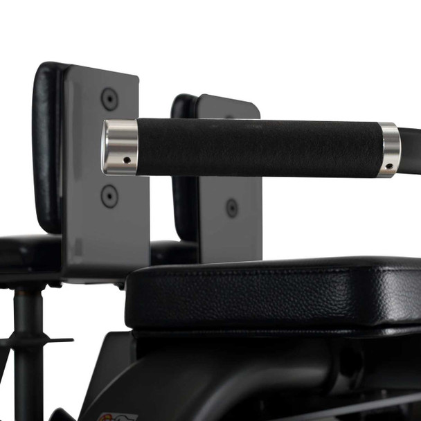 Inflight Fitness Inner/Outer Thigh Machine - Stabilizing Hand Grip Close View