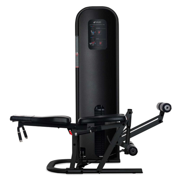 Inflight Fitness Leg Extension/Curl Machine - Prone Leg Curl Setting Side View
