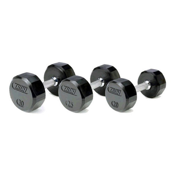 Troy Rubber Dumbbells