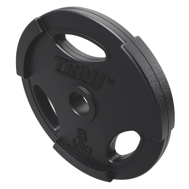 Troy 5 lb Rubber Grip Plate