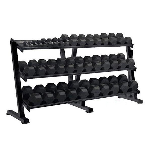 York Barbell (#69129) 3-Tier Shelf Dumbbell Rack