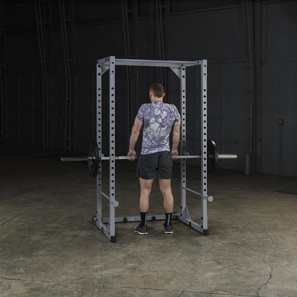 Body-Solid (PPR200X) Powerline Power Rack - Shrug Exercise