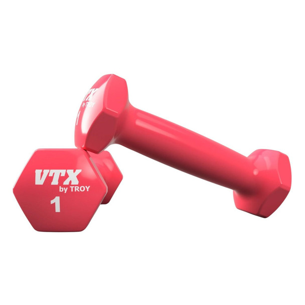 Troy VTX 1 lb Vinyl Dumbbells