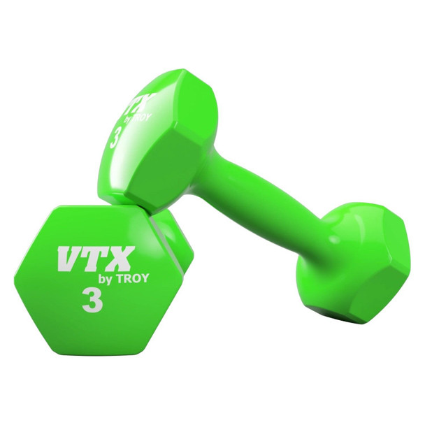 Troy VTX 3 lb Group Fitness Dumbbell Pair
