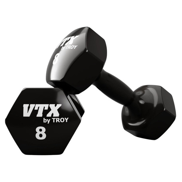 Troy VTX 8 lb Vinyl Free Weight Pair