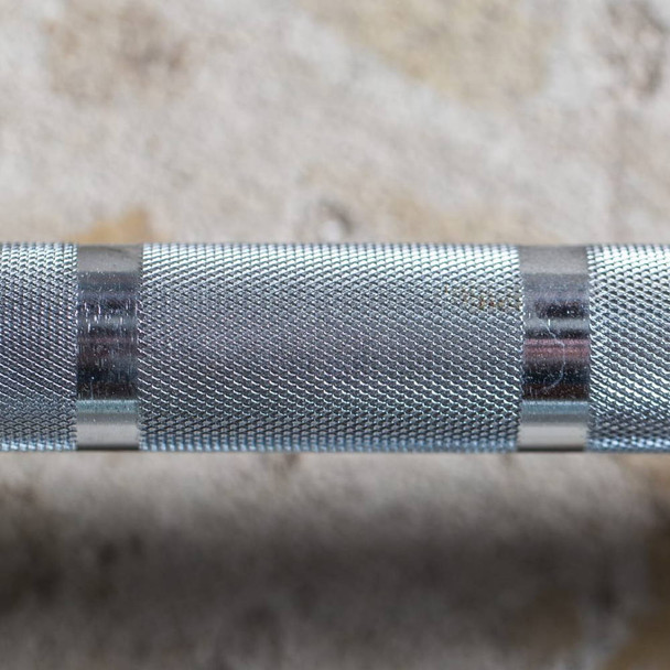 York (32111) Women's Needle Bearing Bar - Knurl Patter & Bar Markers Close View