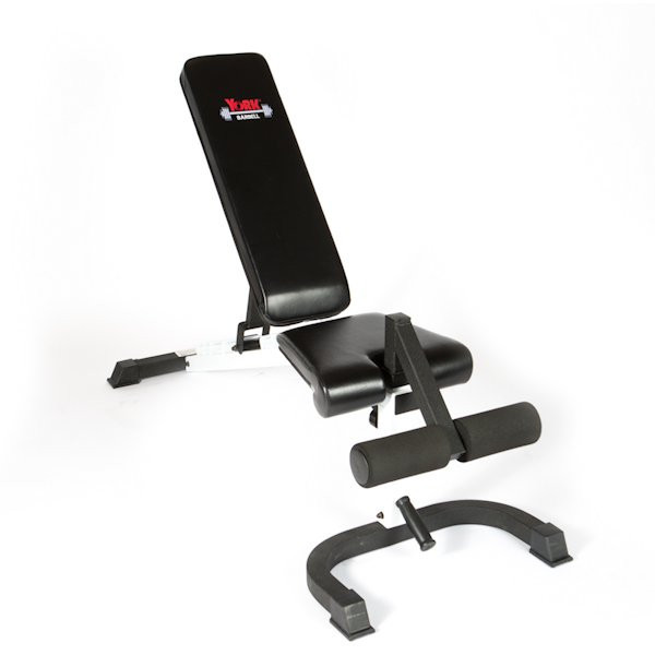 York Barbell (48004) FTS Adjustable FID Bench - Angled View