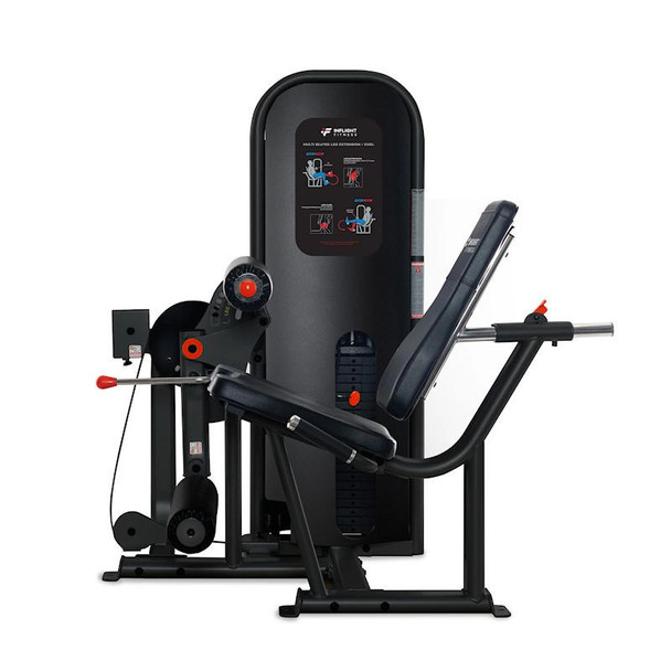 Inflight Fitness Dual-Function Leg Machine Showing Side Profile