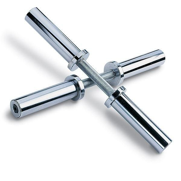 Body-Solid (OB20C) Olympic Dumbbell Handle - Two Handles Pictured