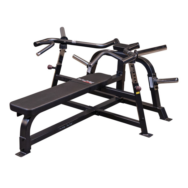 Body-Solid Converging Press Machine Showing Angled Frame