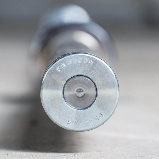 York Barbell (32004) 7' Olympic Power Bar - End View