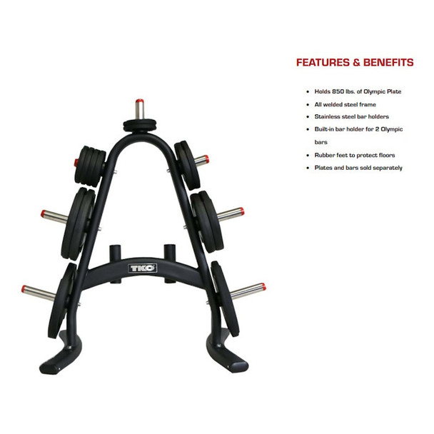 TKO Commercial Plate Rack Showing Storage Features