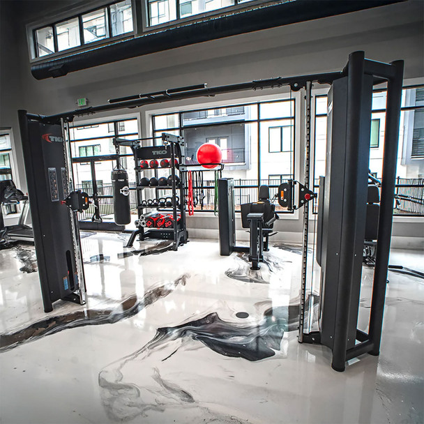 TKO (7030-B) Cable Crossover Machine in Commercial Gym