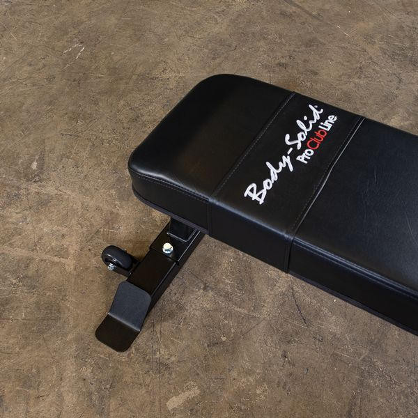 Body-Solid Free Weight Bench with Protective Head Wear Guard
