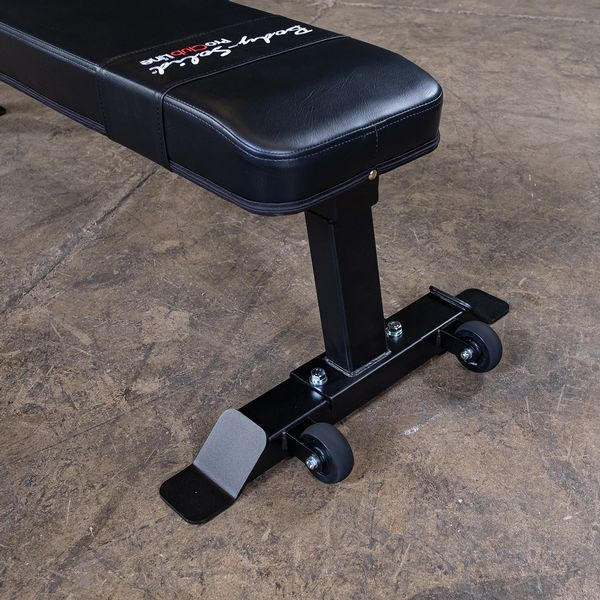 Body-Solid Mobile Strength Bench with Rear Transport Wheels