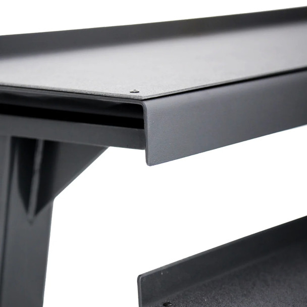 TKO (859KR) 2-Tier Kettlebell Rack - Storage Shelf Close View