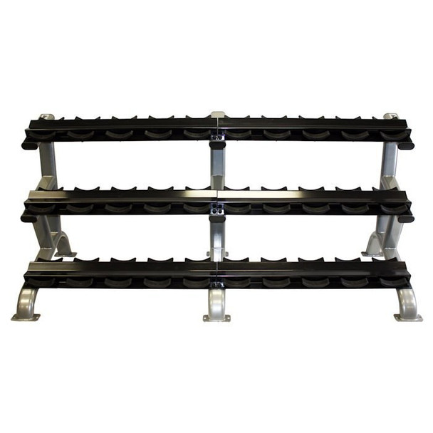 Troy Commercial Dumbbell Rack w/ Silver Finish