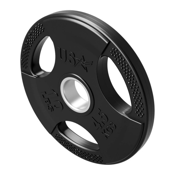 Troy USA Sports 10 lb Rubber Coated Grip Plate