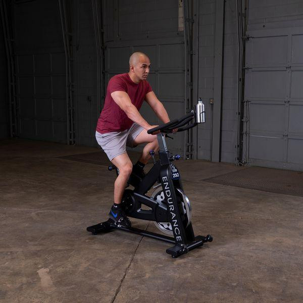 Body-Solid (ESB250) Endurance Indoor Cycle w/ Male User in Workout Room