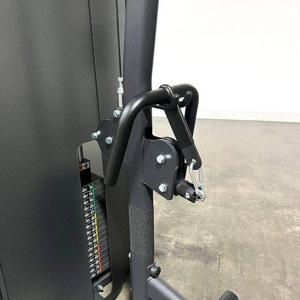 TKO (8801-BK) Lat Pull/Mid Row Machine - Mid Row Pulley Close View
