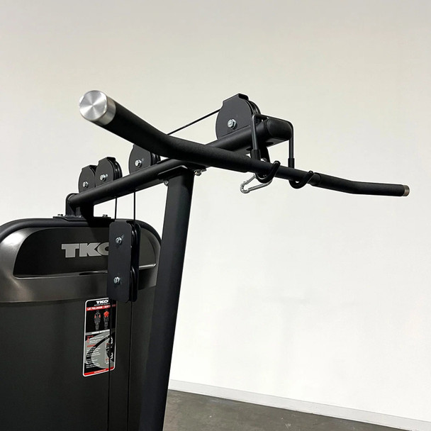 TKO (8801-BK) Lat Pull/Mid Row Machine - High Pulley Close View