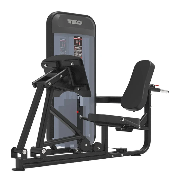 TKO (8805) Seated Leg Press/Calf Machine - Black Matte Frame Color