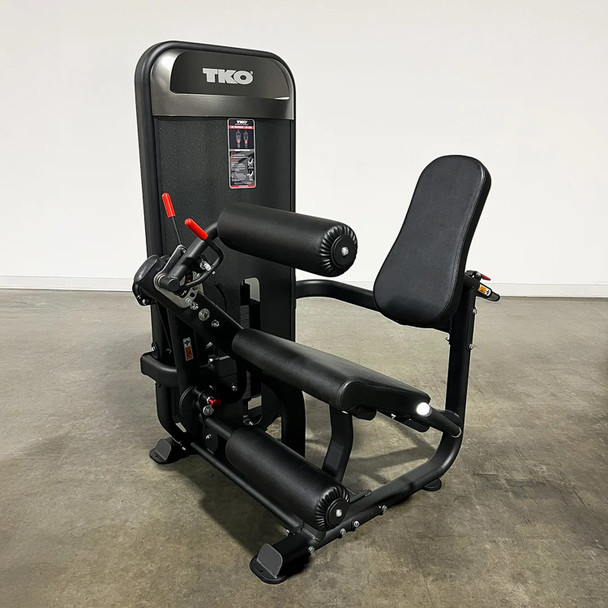 TKO (8806-BK) Leg Extension/Curl Machine in Fitnelss Room - Angled View