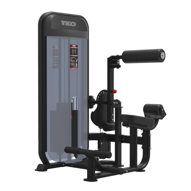TKO (8804) Ab & Back Machine - Black Frame Color
