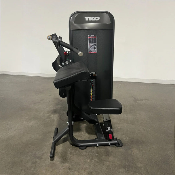 TKO (8803-BK) Bicep/Tricep Machine - Tricep Extension Position